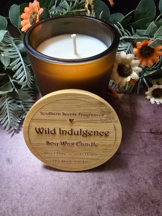 Wild Indulgence - Soy Wax Candle - Hand Poured - 10oz