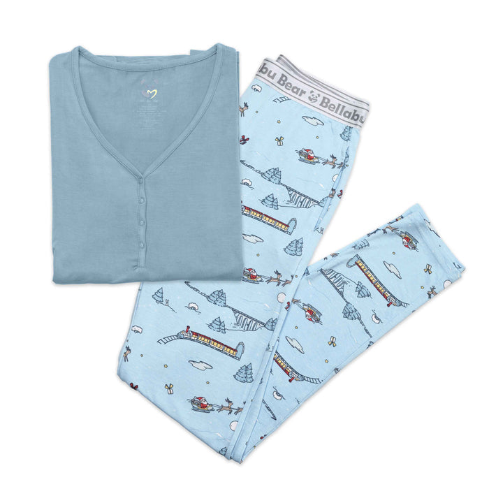 Winter Train Bamboo Women's Pajama Set
