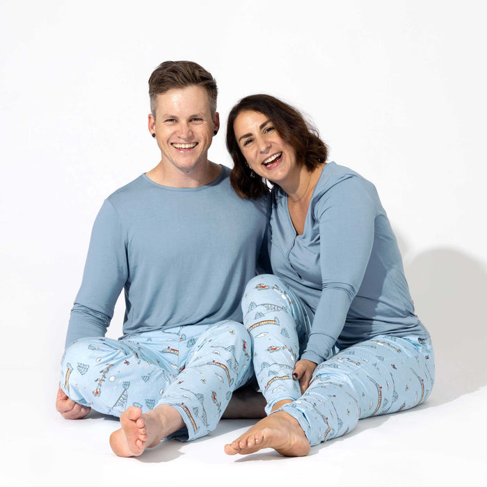 Winter Train Bamboo Women's Pajama Set