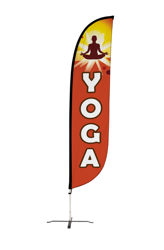 Yoga Feather Flag Red