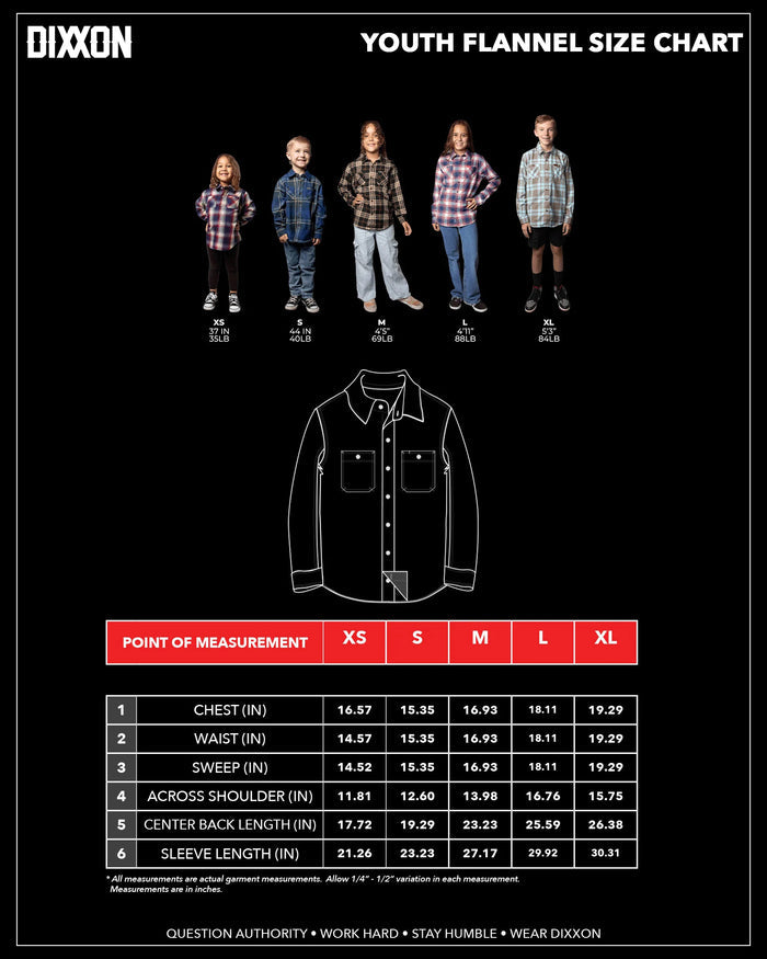 Youth KISS Destroyer Flannel