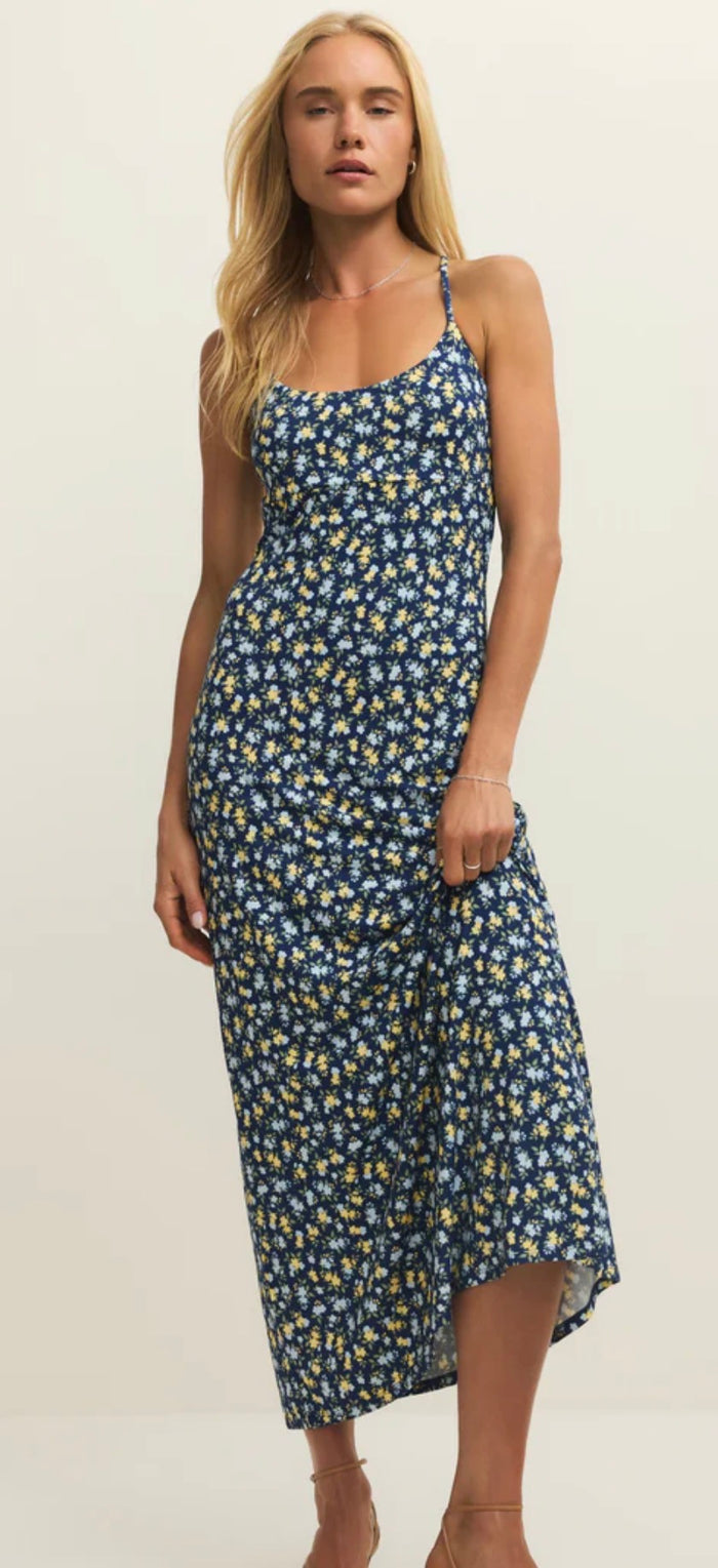 ZSUPPLY CHIARA IDRA DITSY MIDI DRESS
